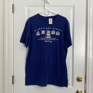 Disney Parks Disneyland Resort blue size large NWT